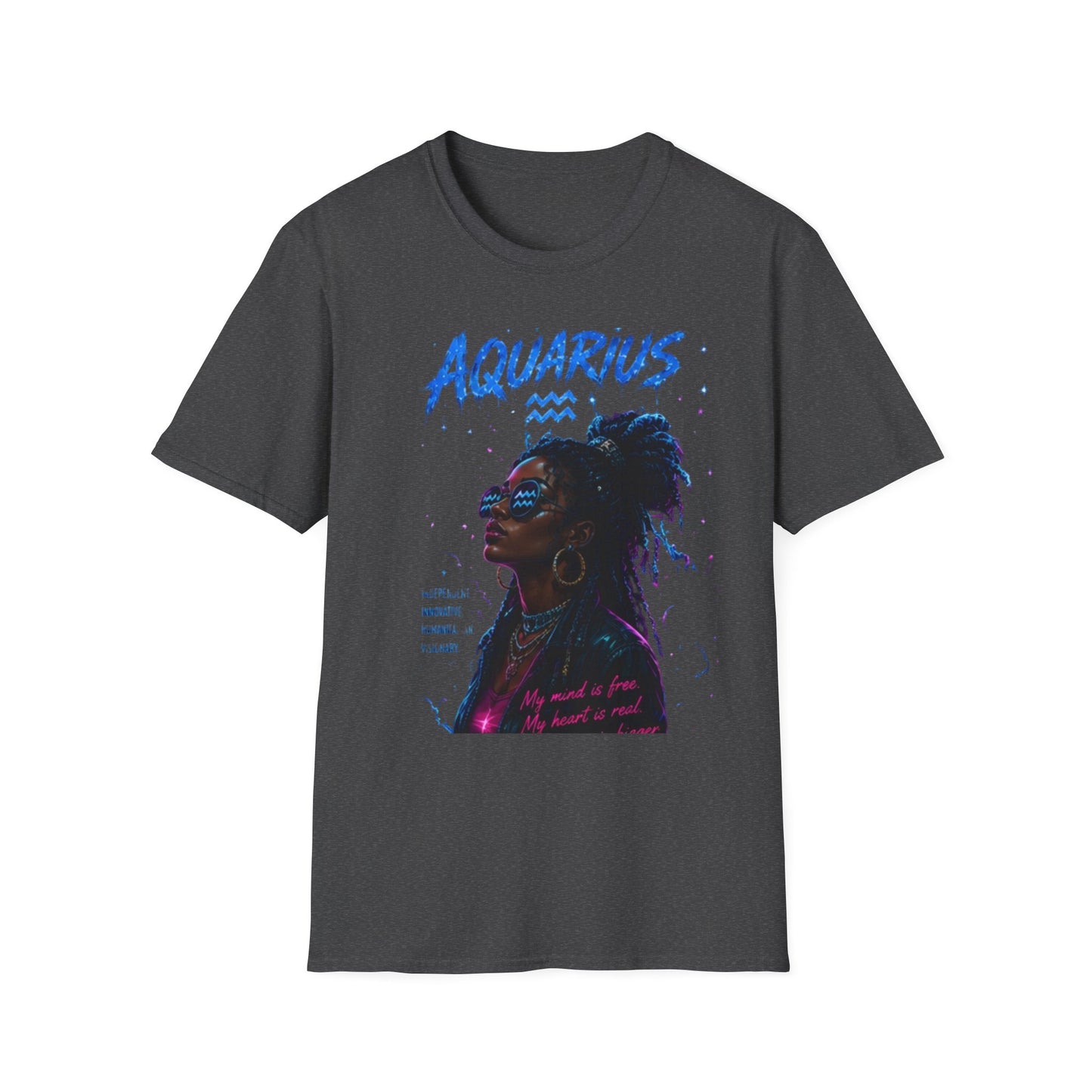 Aquarius Zodiac T-Shirt — Afrocentric Horoscope Tee