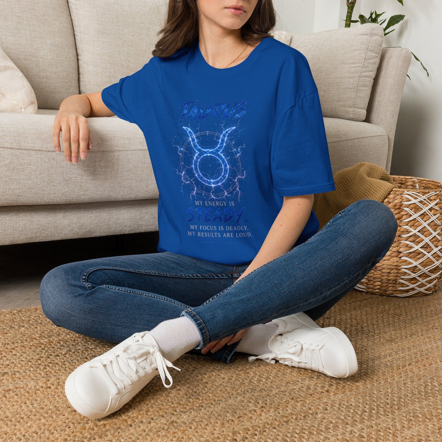 Taurus Zodiac T-Shirt — 'Taurus Steady' Astrology Tee