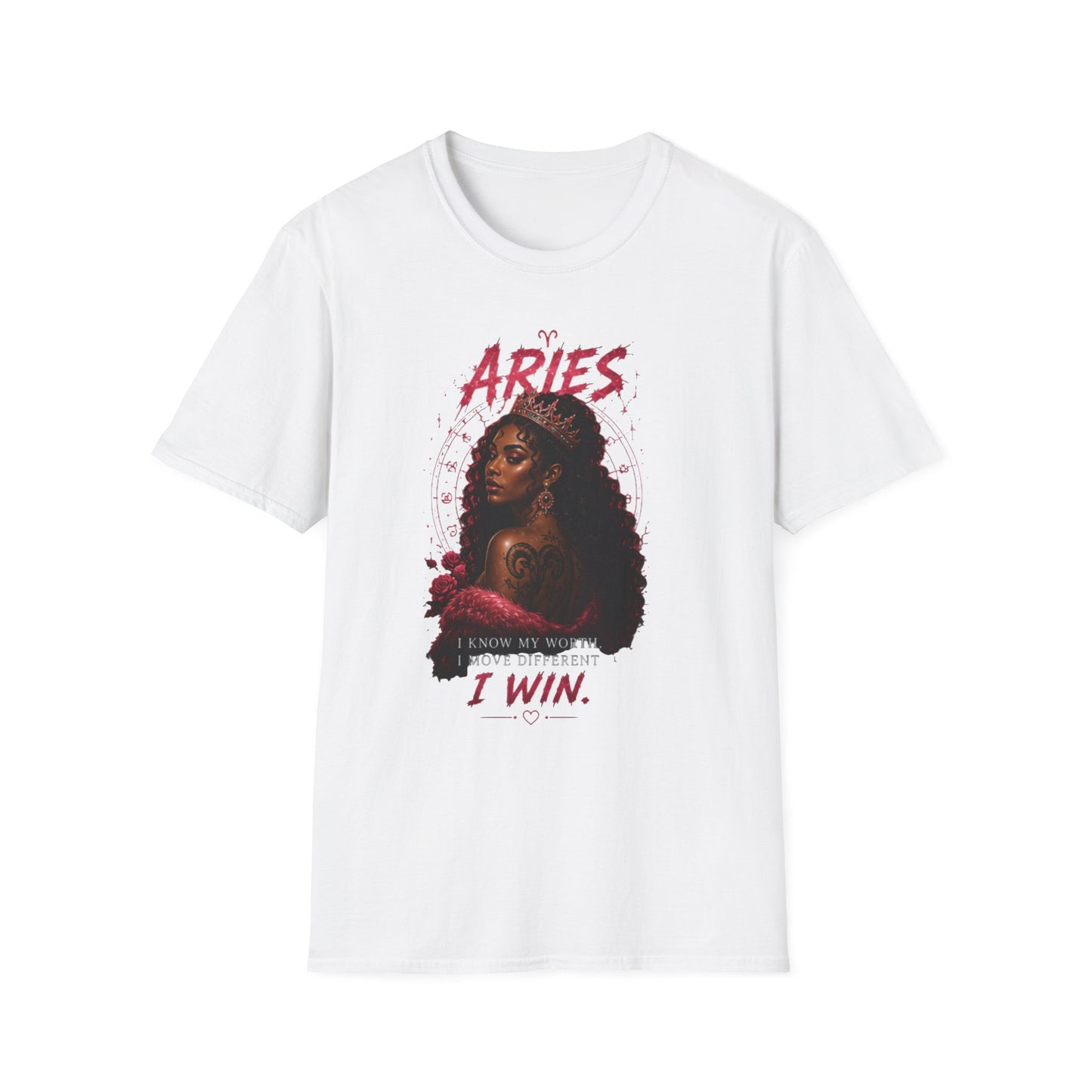 Aries Zodiac T-Shirt — 'Aries I Win' Bold Astrological Tee