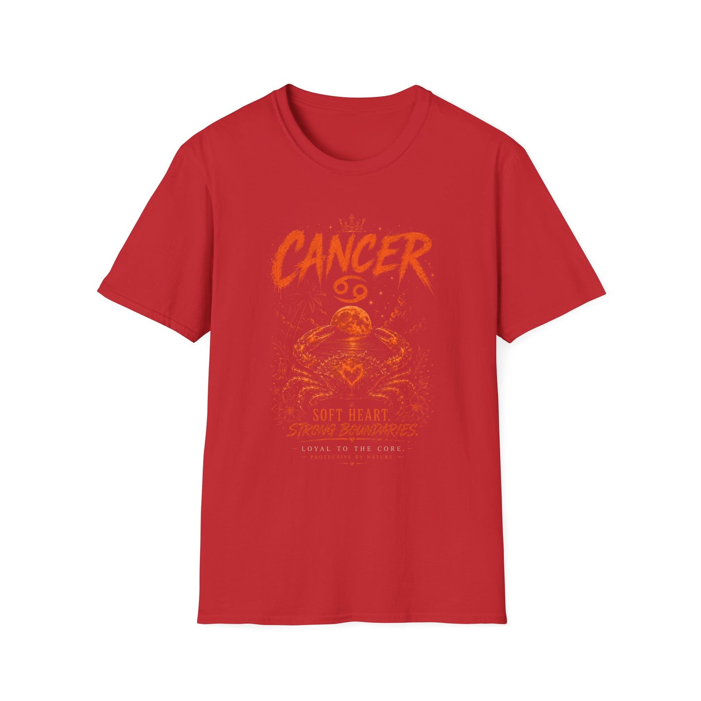 Cancer Zodiac T‑Shirt — Strong Boundaries Cancer Sign Tee