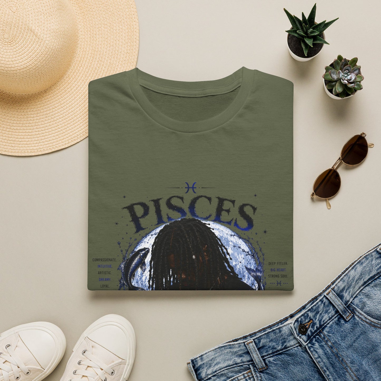 Pisces Zodiac T-Shirt — "That's My Power" Astrology Tee