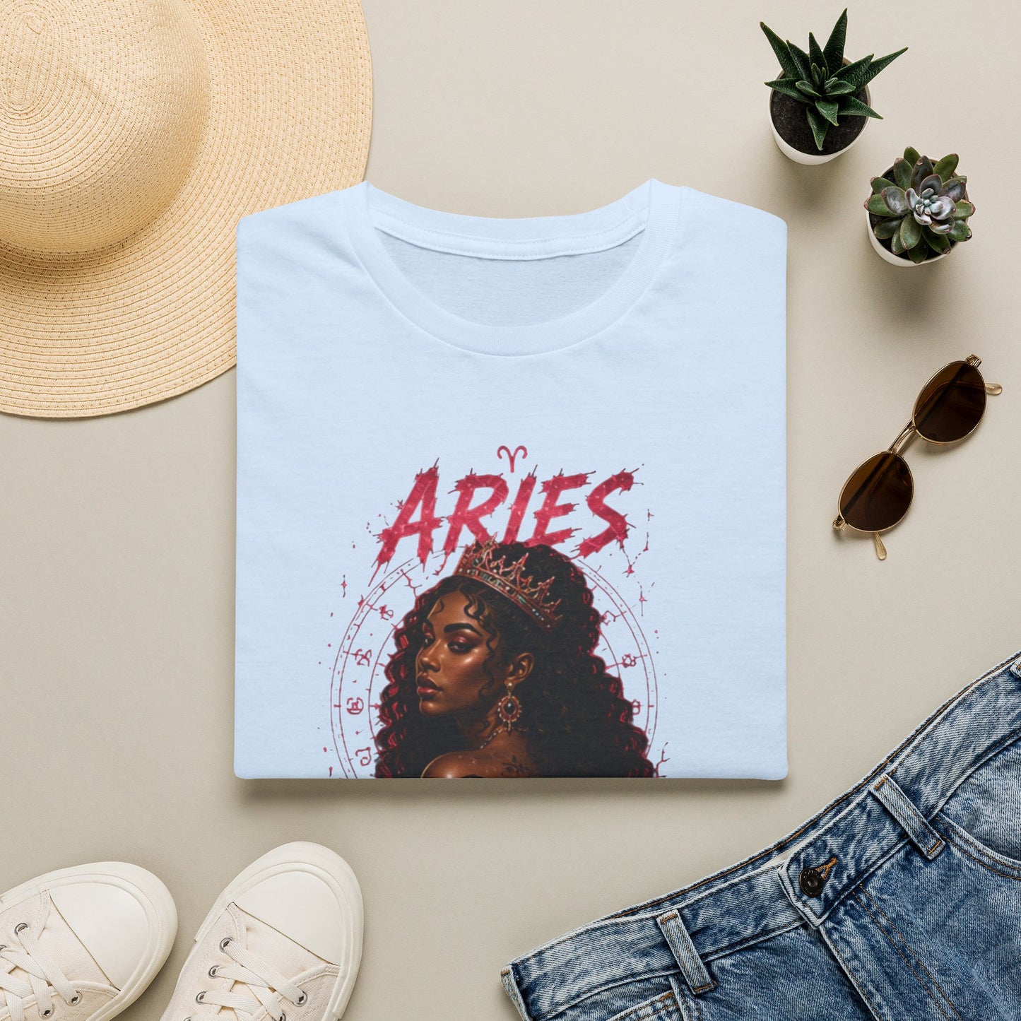 Aries Zodiac T-Shirt — 'Aries I Win' Bold Astrological Tee