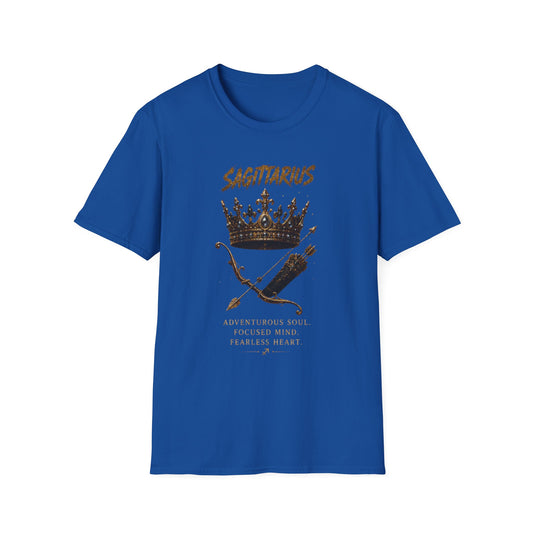 Sagittarius Crown T-Shirt — Zodiac Archer Graphic Tee