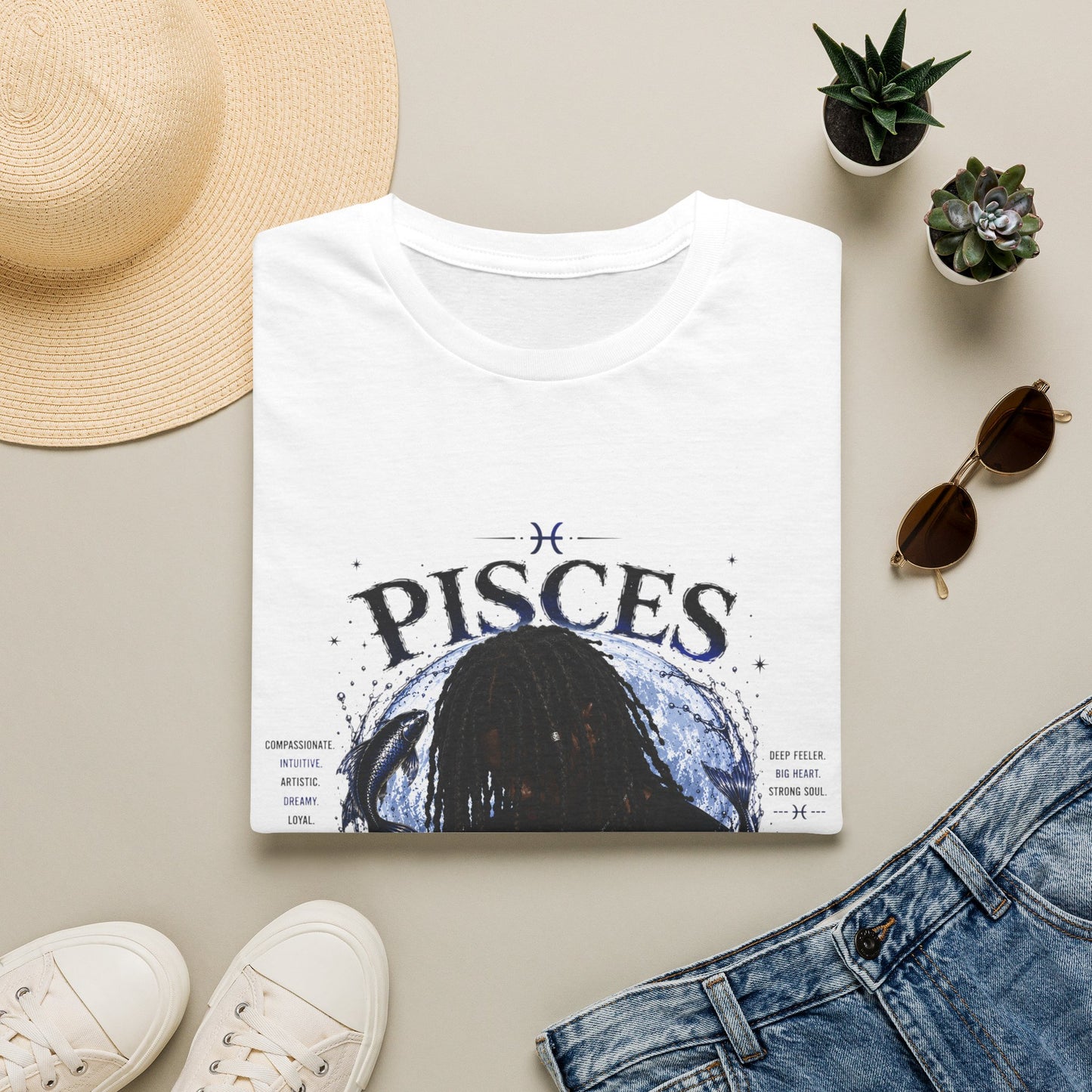Pisces Zodiac T-Shirt — "That's My Power" Astrology Tee