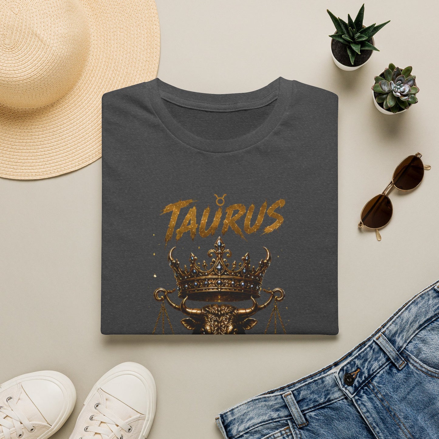 Taurus Zodiac T-Shirt — Crown & Scales Astrology Tee