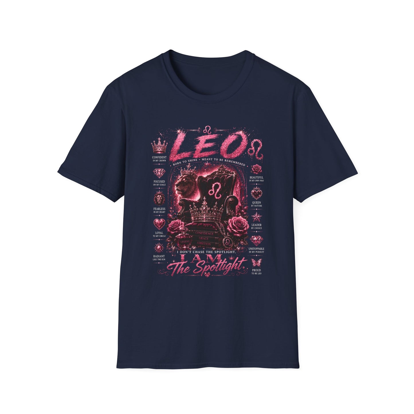 Leo Zodiac T-Shirt — I Am The Spotlight Astrology Tee