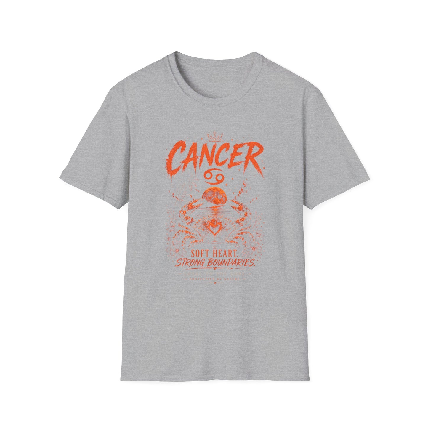 Cancer Zodiac T‑Shirt — Strong Boundaries Cancer Sign Tee