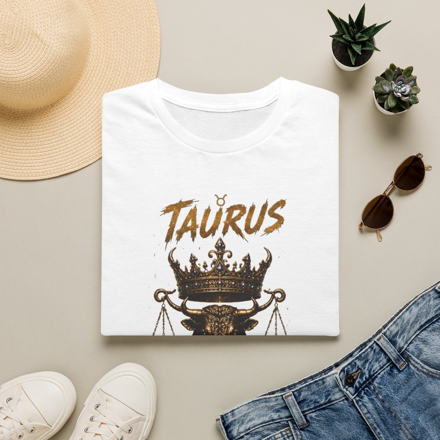 Taurus Zodiac T-Shirt — Crown & Scales Astrology Tee