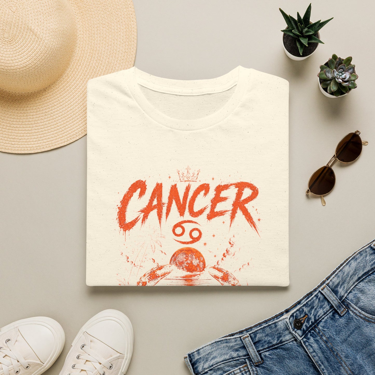 Cancer Zodiac T‑Shirt — Strong Boundaries Cancer Sign Tee