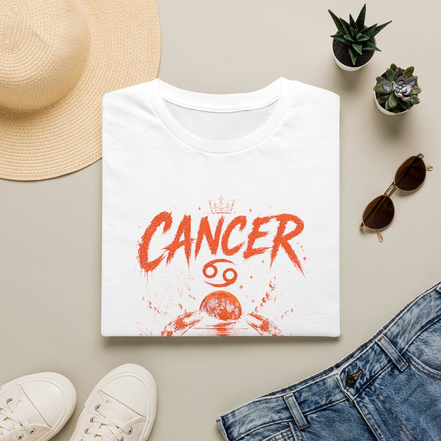 Cancer Zodiac T‑Shirt — Strong Boundaries Cancer Sign Tee